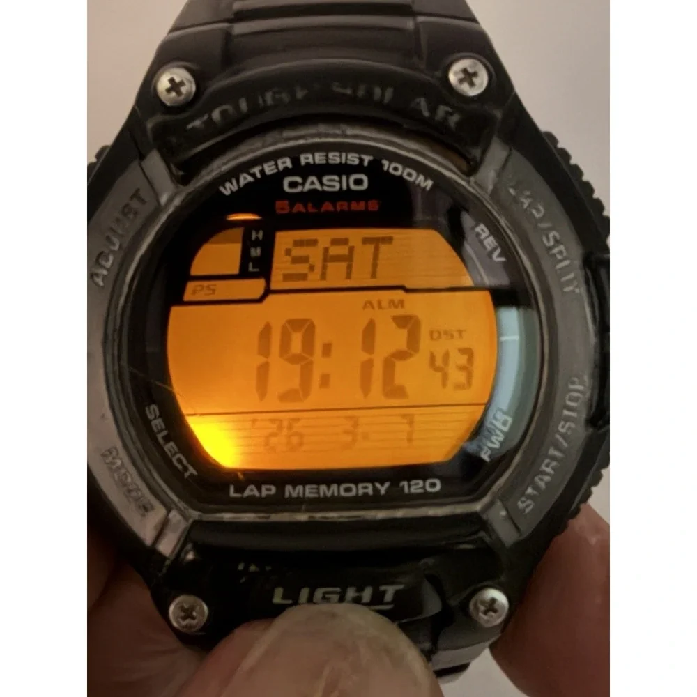 Casio W-S220 Mens Watch‎ Tough Solar 45MM 8.5